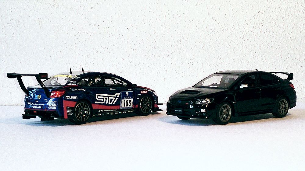 1/43 Ebbro Subaru WRX STI 24h Nurburgring 2016 SP3T class