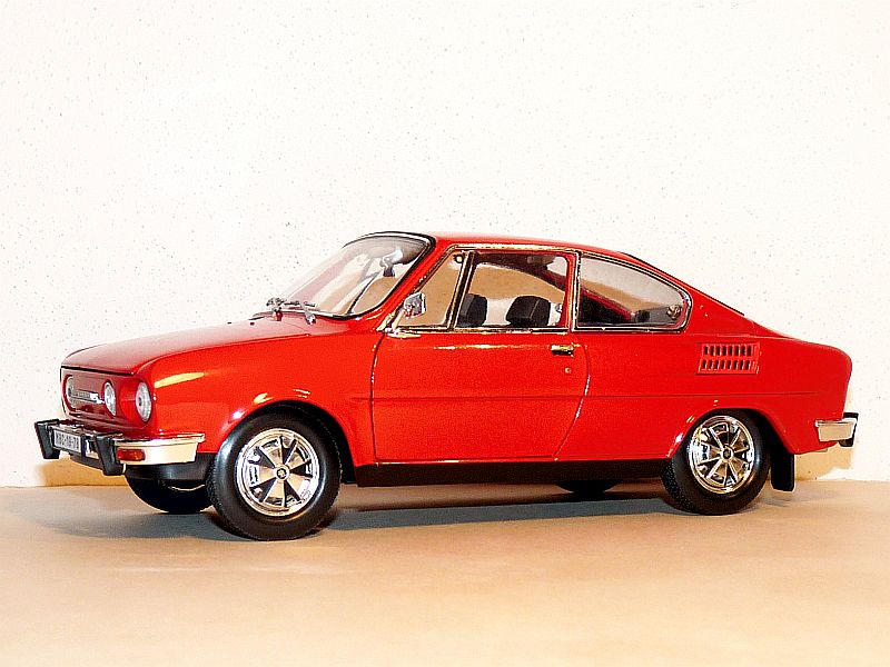 SKODA 110R Coupe red 1:18 ABREX 